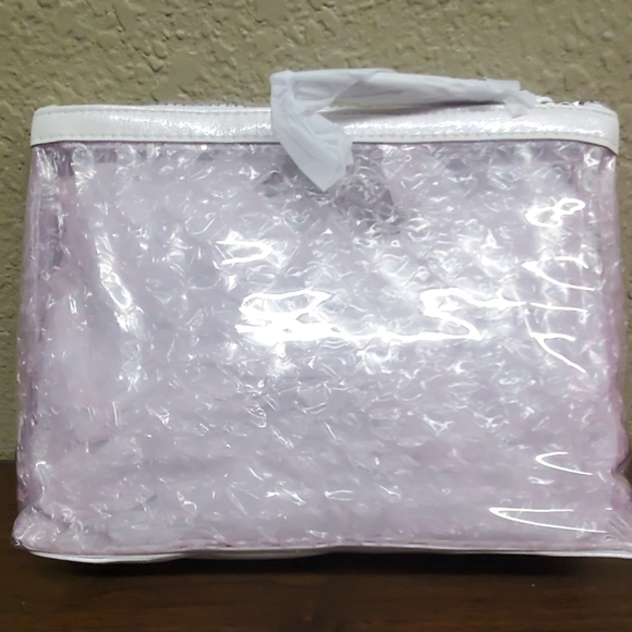 Victoria's Secret Pink | Clear And Pink Beauty/Travel Make-up/Toiletry Bag - Picture 3 of 8